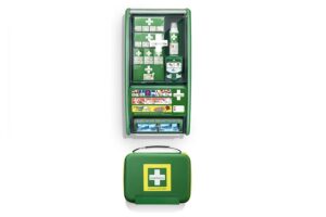 Zestaw ścienny Cederroth First & Burn Station DIN 13157